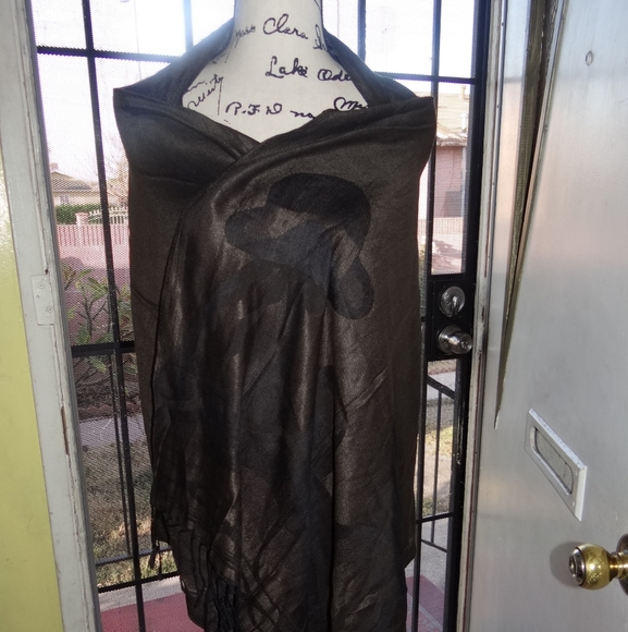 Set 3 pieces scarf women color green pink new - Picture 4 of 7